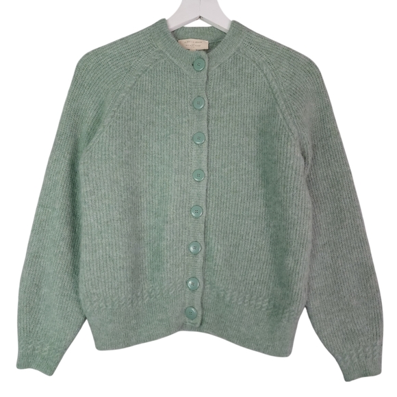 Sezane Othello Cardigan Green-Grey XS - Picture 5 of 11